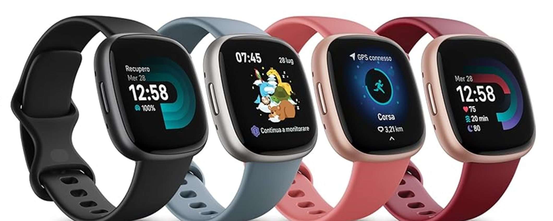 Fitbit Versa 4: un prezzo FAVOLOSO per 4 colorazioni stupende