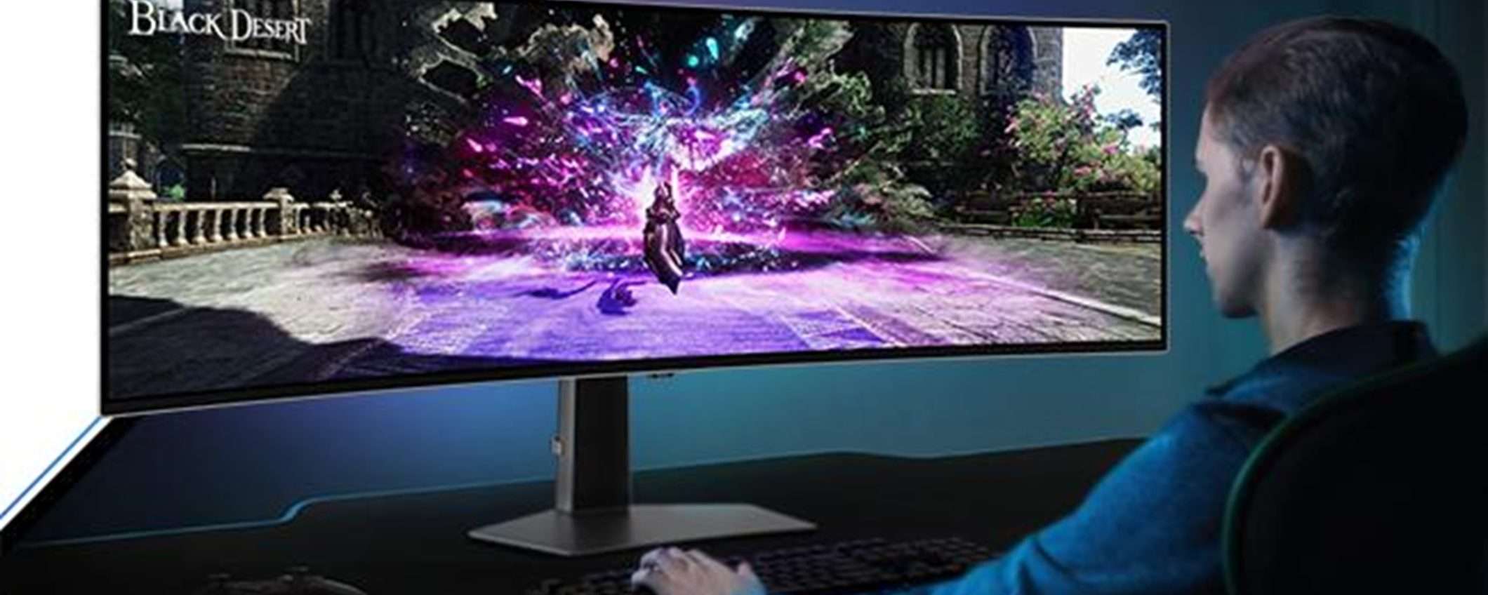 Monitor Samsung Odyssey G9 con display OLED da 40