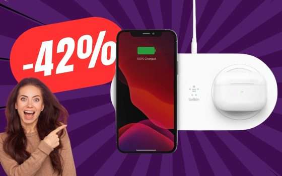 SCONTO del 42% per il Doppio Caricatore Wireless su Amazon!