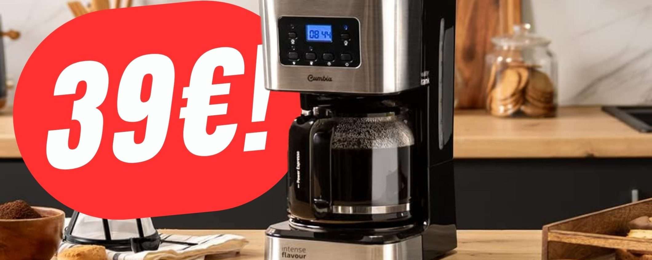 Caffè come in America a soli 39€ con questa Macchina Cecotec!