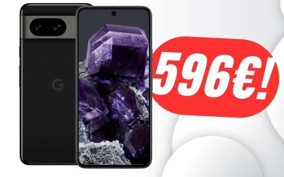 Il prezzo di Google Pixel 8 CROLLA a 596€ grazie al COUPON!