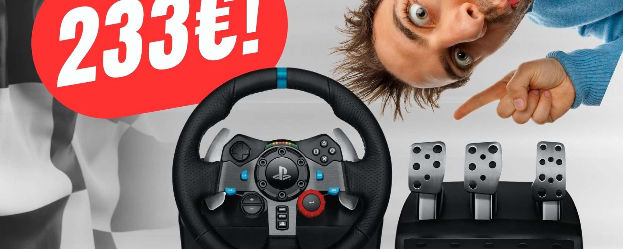 Scendi in pista dalla tua cameretta con il Volante Logitech (SCONTATO DI 176€!)