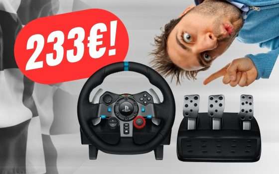 Scendi in pista dalla tua cameretta con il Volante Logitech (SCONTATO DI 176€!)