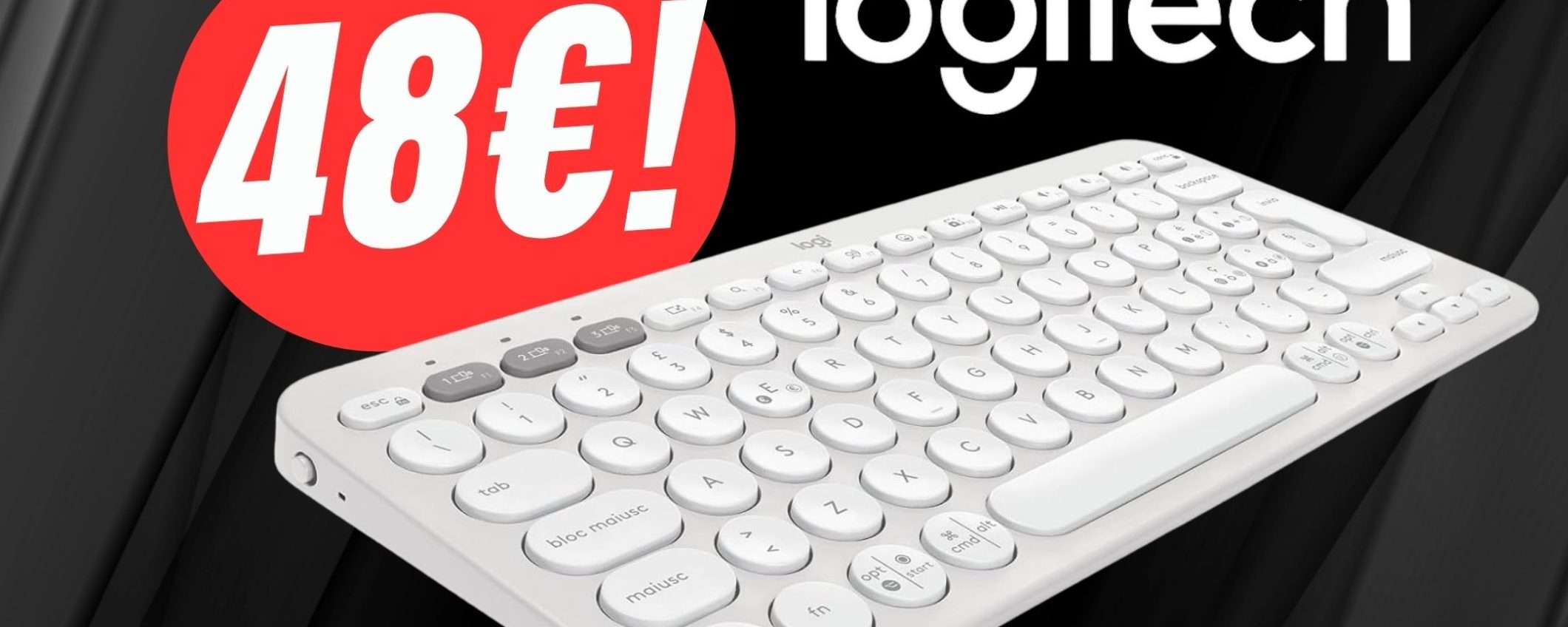 La meravigliosa Tastiera Wireless di Logitech è in forte SCONTO!