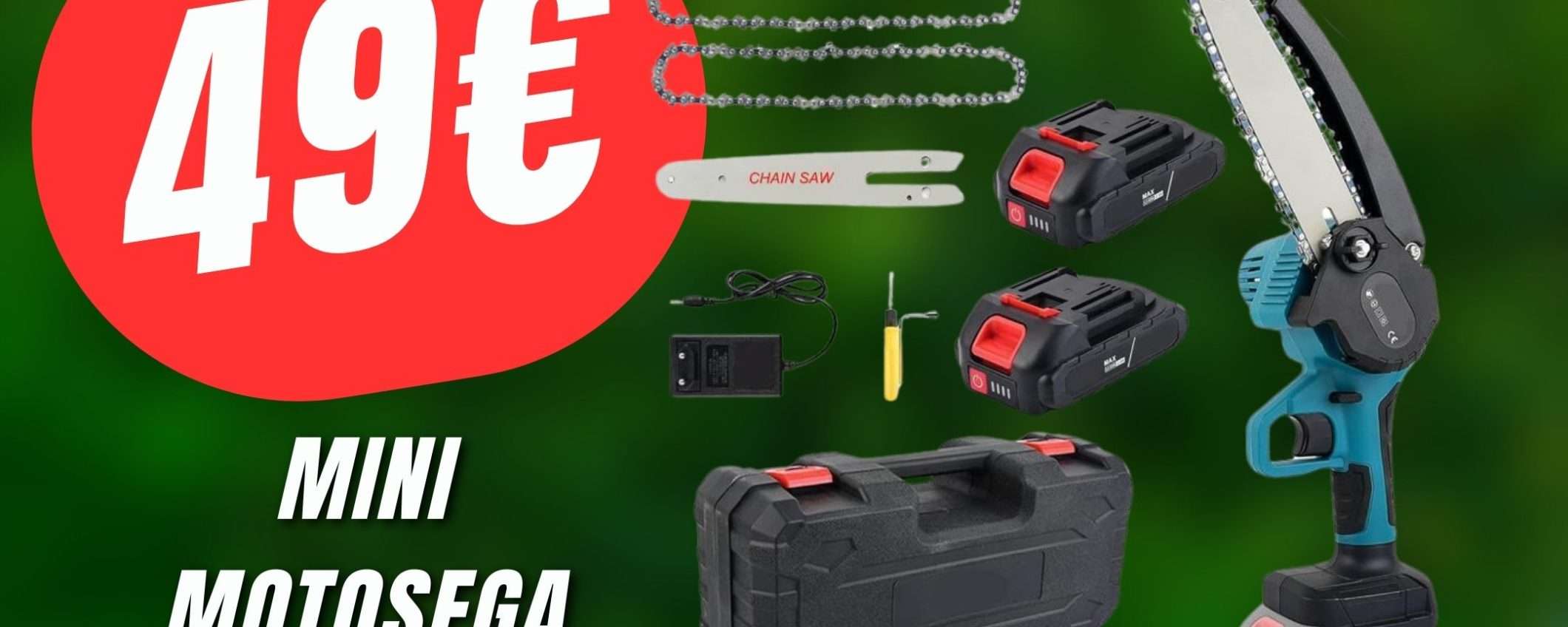 Come MAKITA ma a soli 49€: la Mini Motosega PERFETTA!