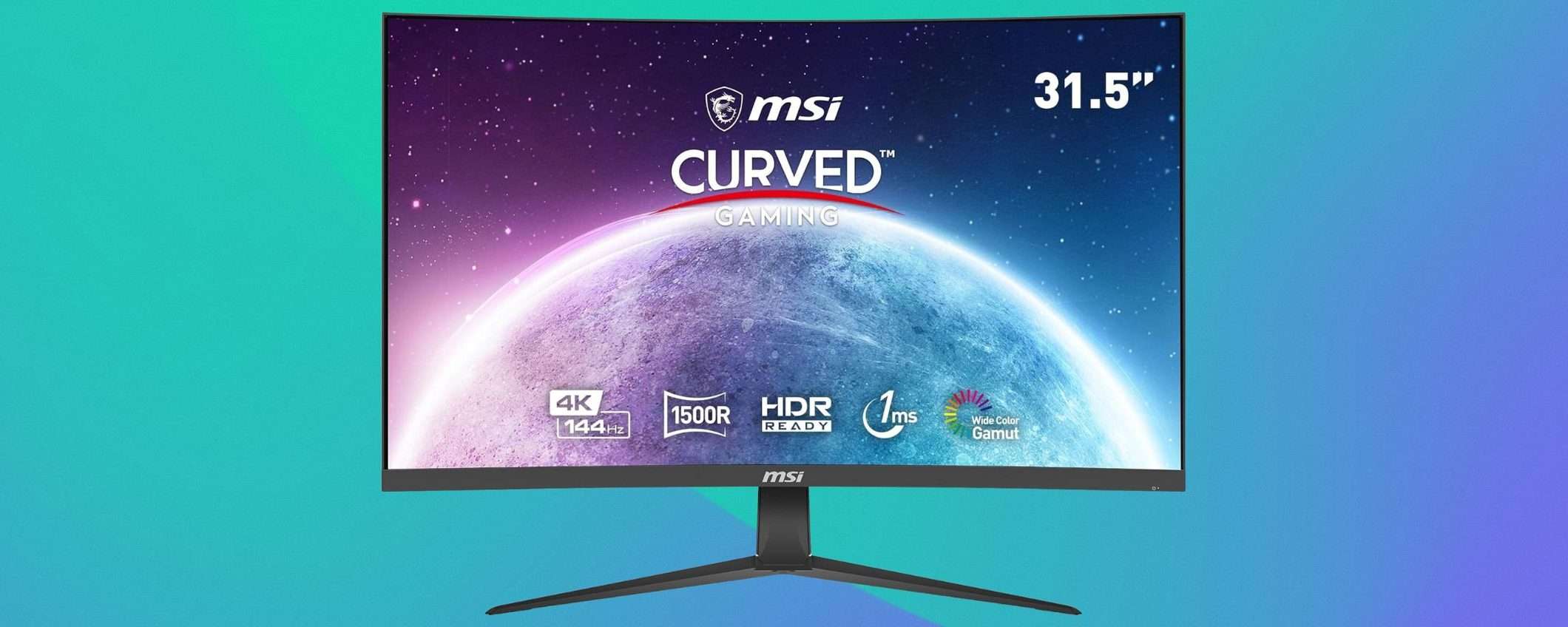 Monitor da gaming curvo MSI 31