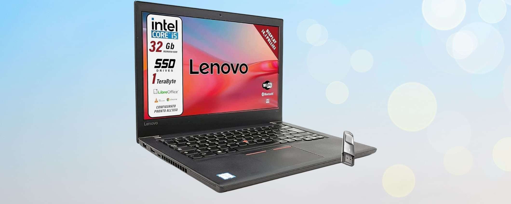 Notebook Lenovo con i5, 32GB RAM e SSD 1TB: il RICONDIZIONATO che conviene