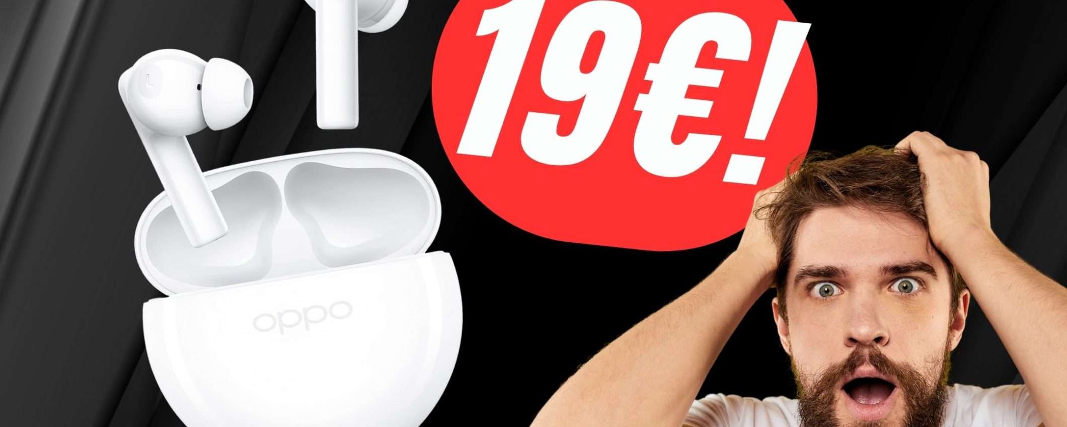 SCONTO FOLLE del 60% per gli Auricolari Wireless OPPO