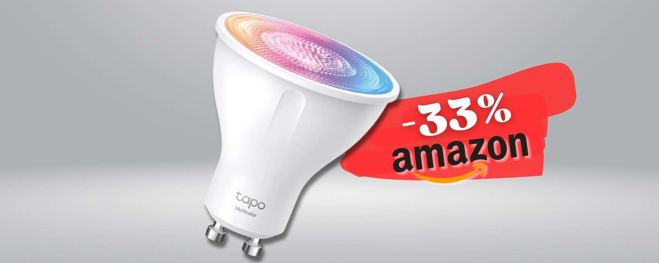 FARETTO LED Smart GU10 a soli 10€ per illuminazione AVANZATA in casa