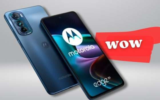 Motorola Edge 30 per uno smartphone che STUPISCE, prezzo regalo