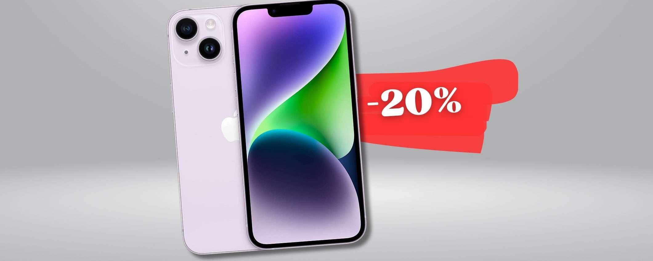 Apple iPhone 14, il momento GIUSTO per farlo tuo: sconto 20% su Amazon