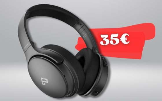 Cuffie Wireless Bluetooth per audio SPAZIALE e silenzio ASSOLUTO (35€)