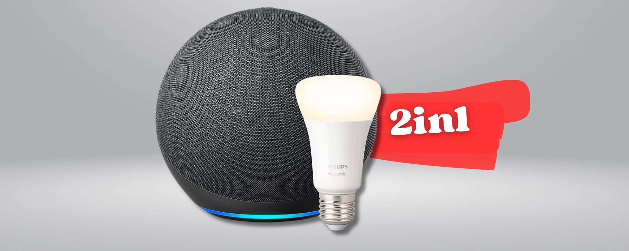 Echo + lampadina Philips E27: il kit DEFINITIVO per una casa SMART