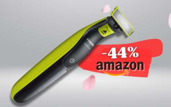 RAPATO il prezzo di Philips OneBlade, offerta LAMPO su Amazon (44%)