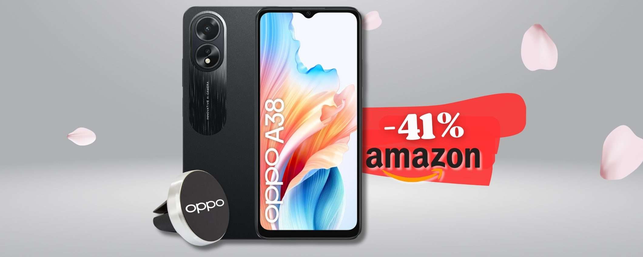 OPPO A38 occasione STUPENDA per uno smartphone AL TOP (-41%)