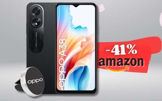 OPPO A38 occasione STUPENDA per uno smartphone AL TOP (-41%)