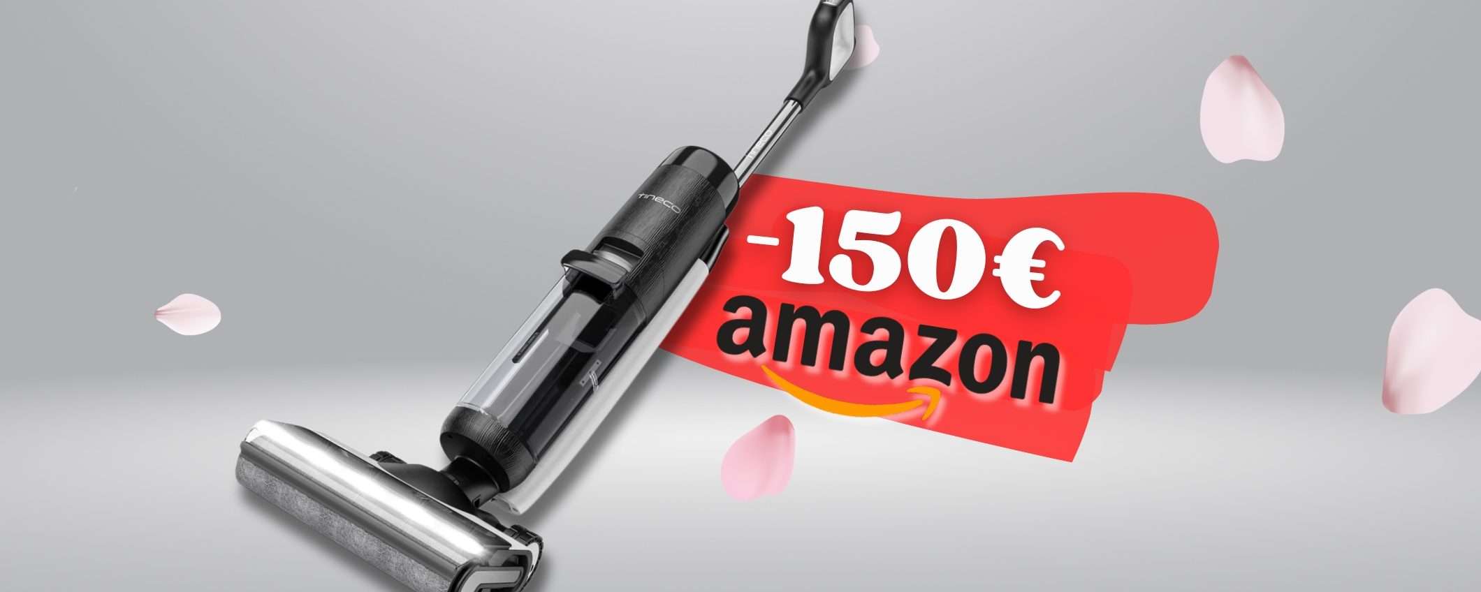 Amazon la SCONTA subito: Tineco Floor One S7 Pro a 150€ in meno