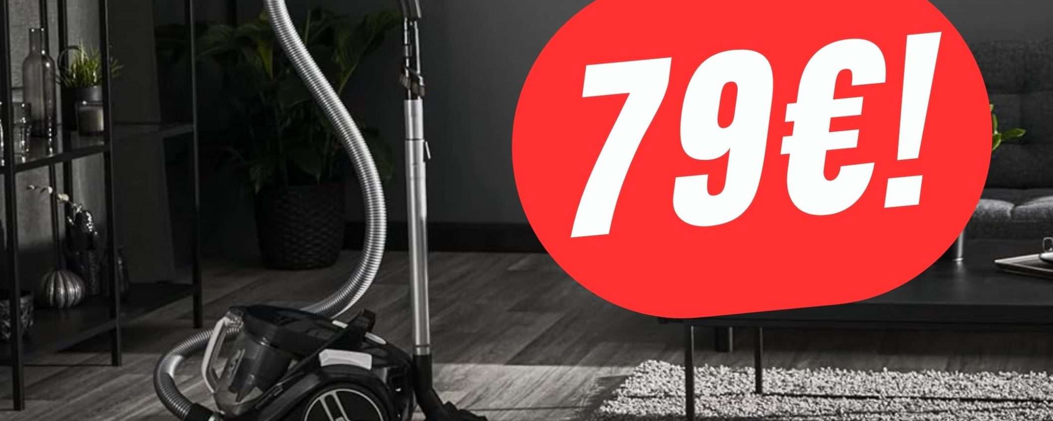 Addio alla sporcizia con l'Aspirapolvere Rowenta a 79€!