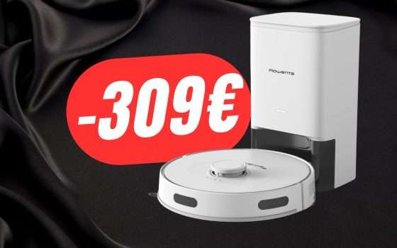 COSA?! -309€ di SCONTO sul Robot Aspirapolvere Lavapavimenti Rowenta!