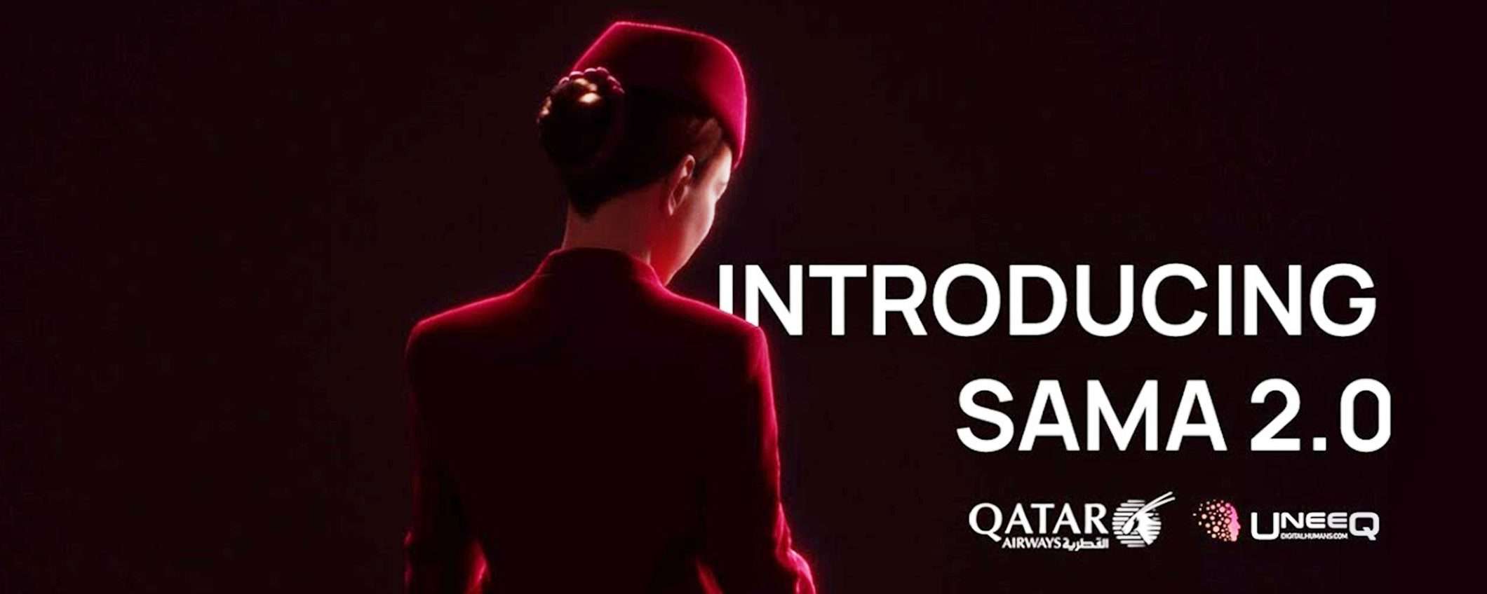 Qatar Airways svela Sama 2.0: la prima hostess AI