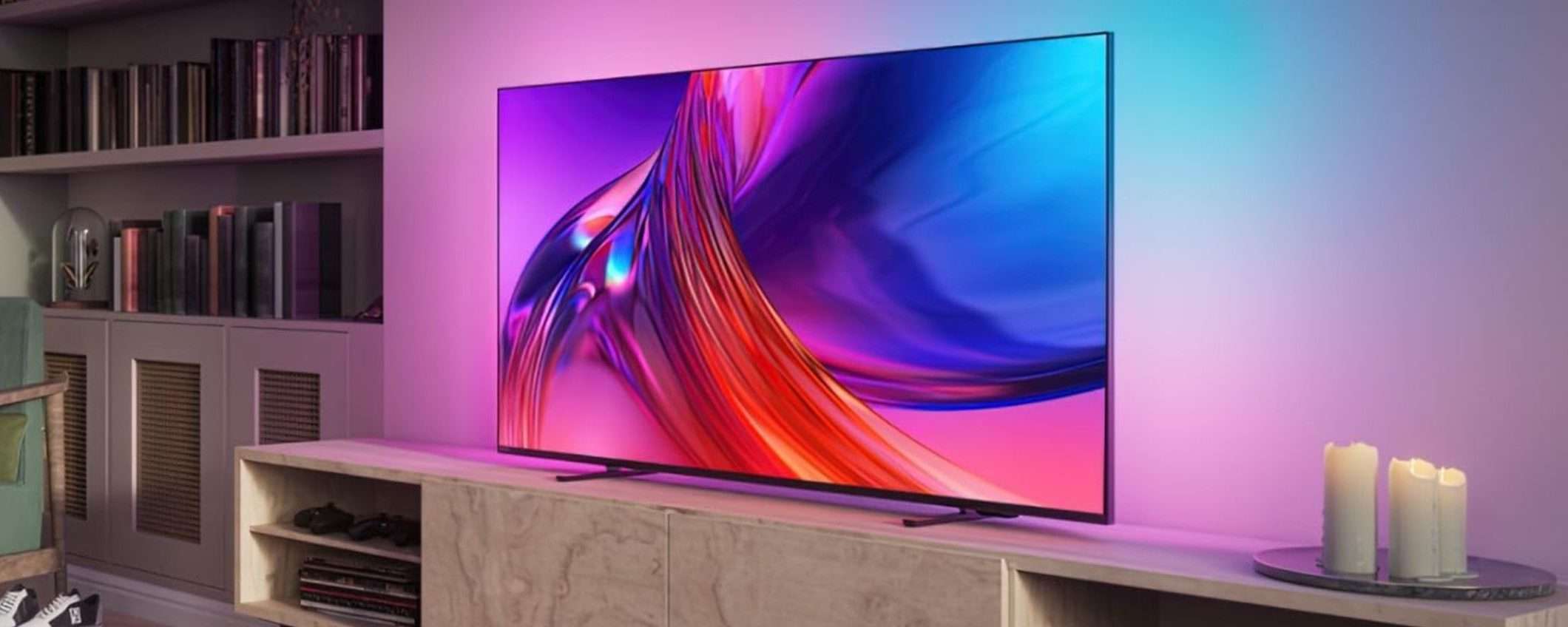 Questa spettacolare smart TV Philips 50