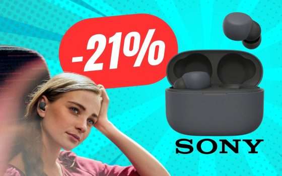 Se prendi la metro o il bus ADORERAI gli auricolari Sony: -21% su Amazon