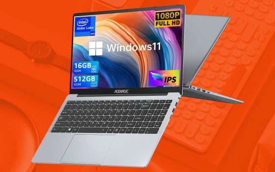 Offerte di Primavera: notebook Windows (Intel, 16/512GB) a 269€