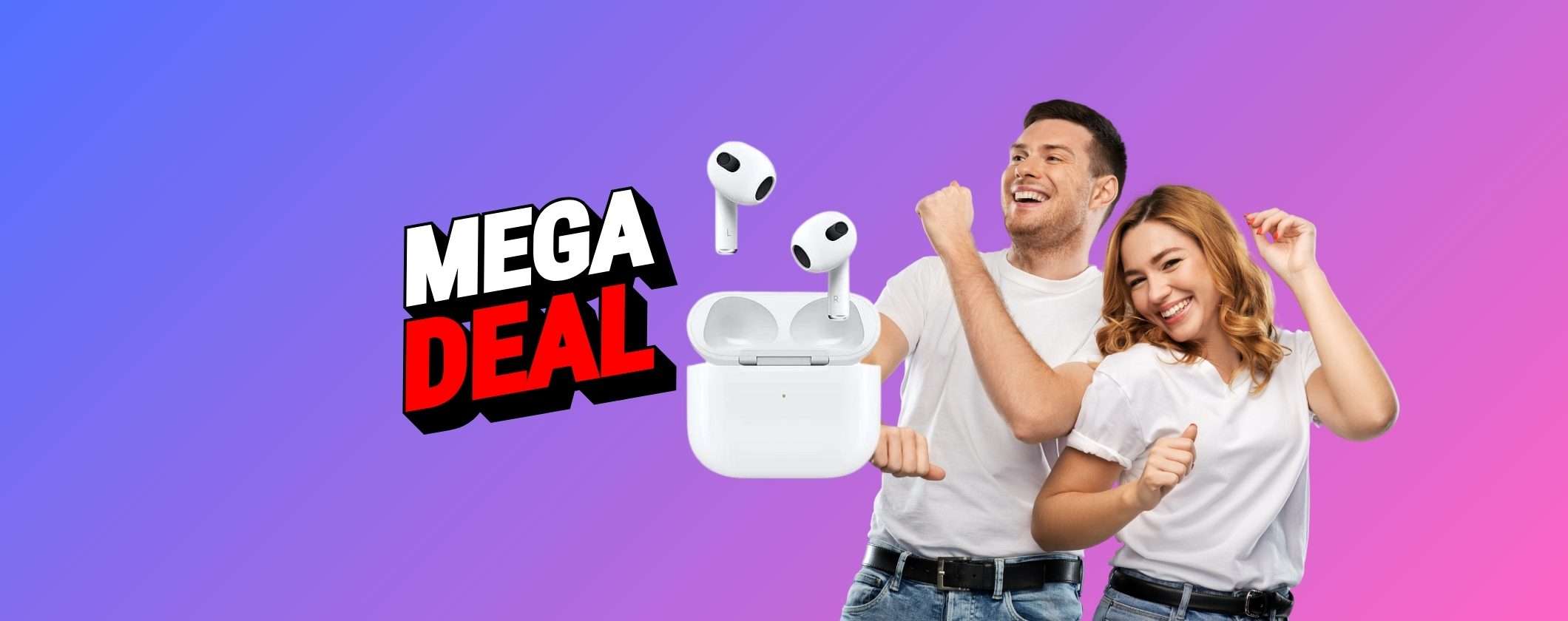 Apple AirPods 3: a questo prezzo sono un MIRACOLO