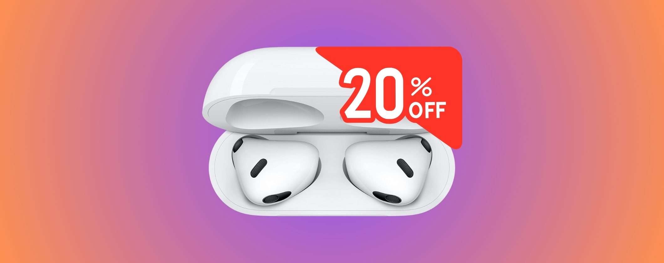 Apple AirPods 3: PREZZONE su Amazon (-20%)