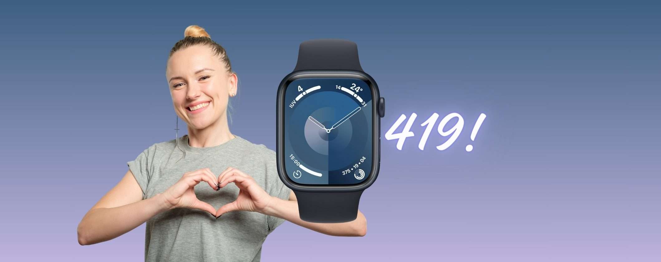 Apple Watch Series 9 all'INCREDIBILE prezzo di 419€