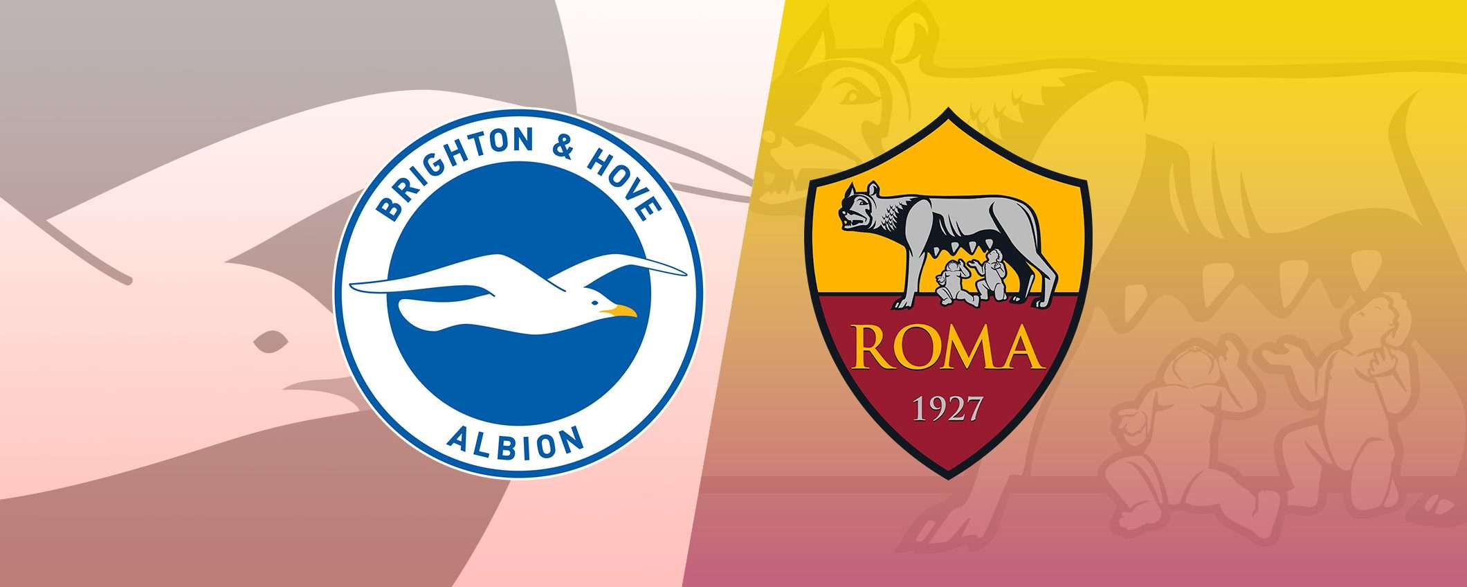 Brighton-Roma: formazioni e dove vederla in streaming