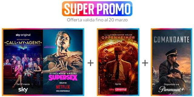 L'offerta di Sky con la nuova uscita Comandante su Paramount+