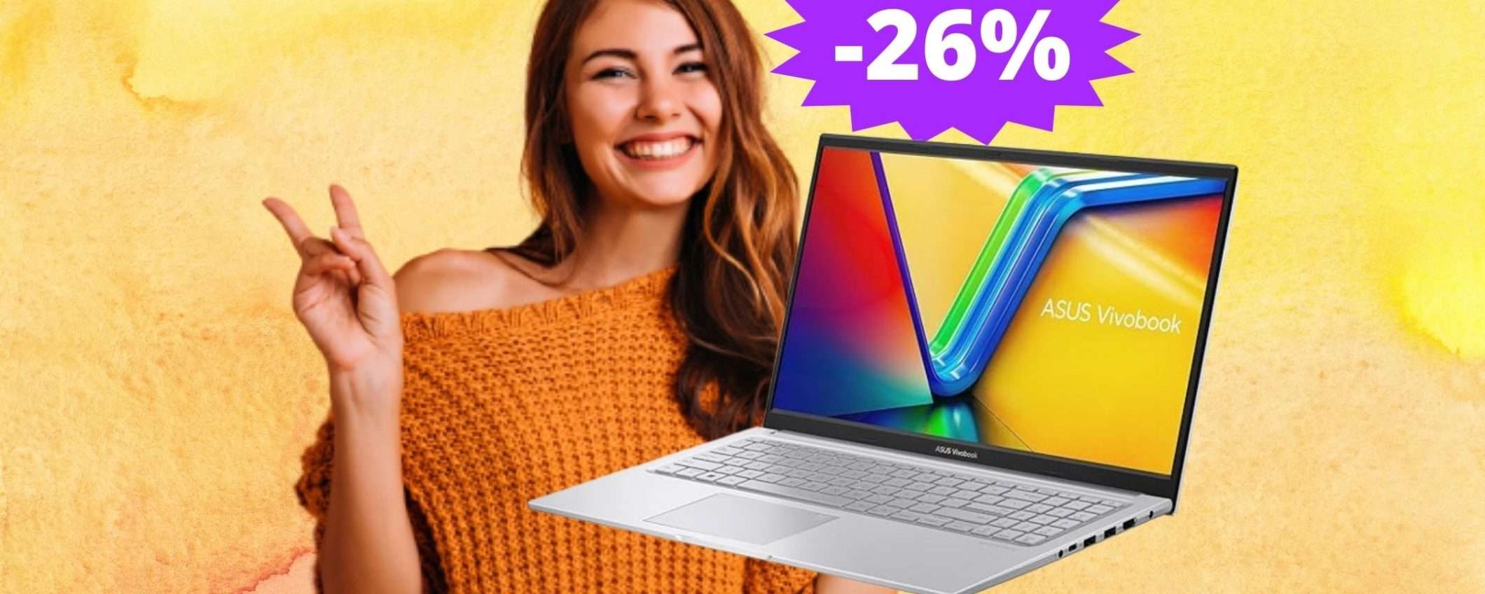 ASUS Vivobook 15: bello, sottile, potente e in MEGA sconto