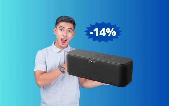 Speaker SoundCore Boost: SUPER sconto del 14% su Amazon