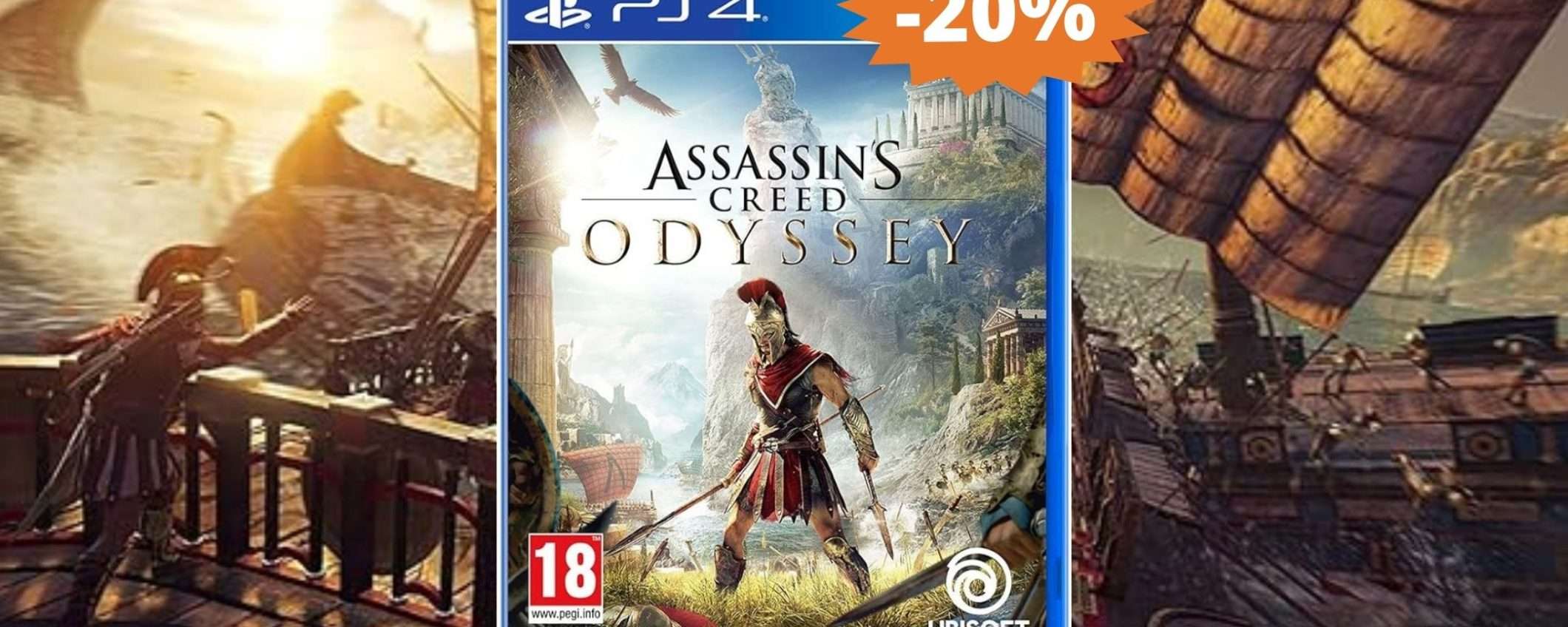 Assassin's Creed Odyssey PS4: scegli il tuo DESTINO (-20%)