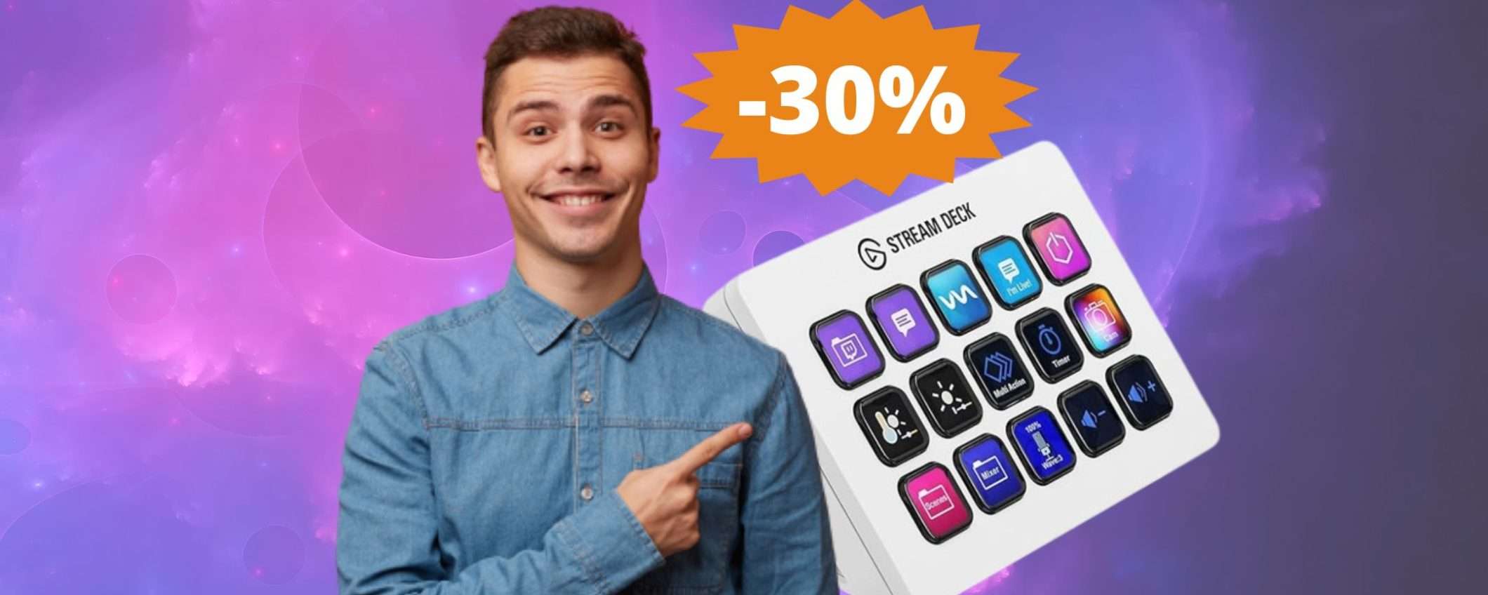 Elgato Stream Deck MK.2: MEGA sconto del 30% su Amazon