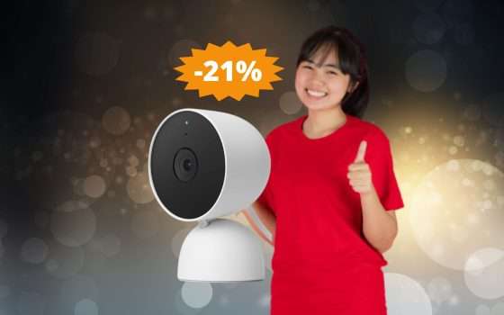 Google Nest Cam: SICUREZZA e affidabilità in sconto del 21%