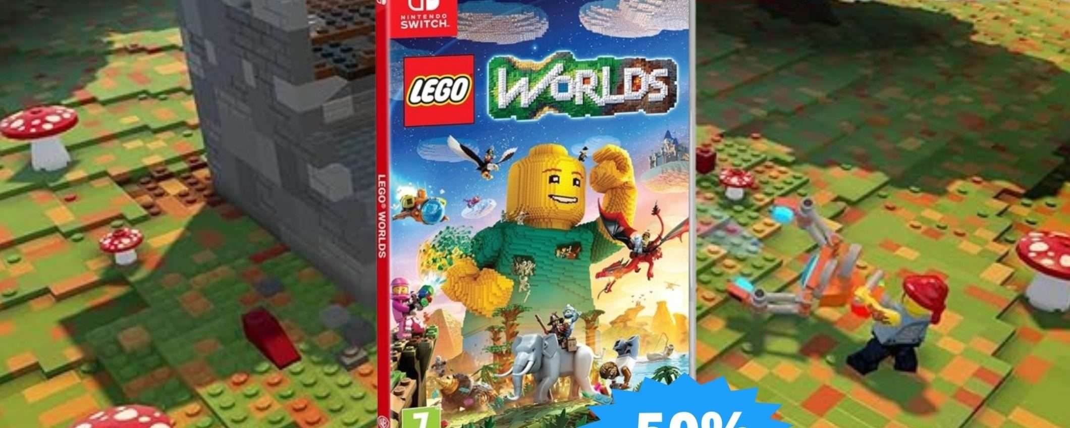 Lego Worlds per Nintendo Switch: CROLLO del prezzo su Amazon