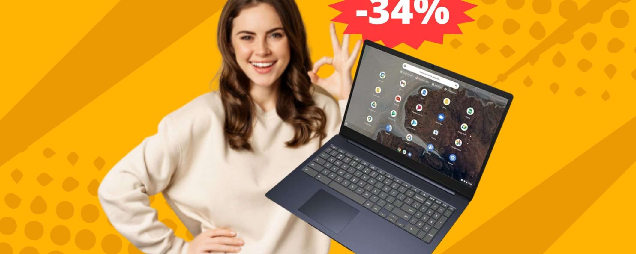 Lenovo IdeaPad 3: SOLO su Amazon MEGA sconto del 34%