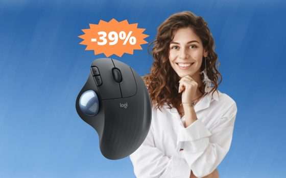 Logitech Ergo M575: sconto FAVOLO del 39% su Amazon