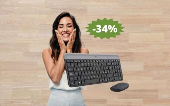 Logitech MK470: sconto ESCLUSIVO del 34% su Amazon