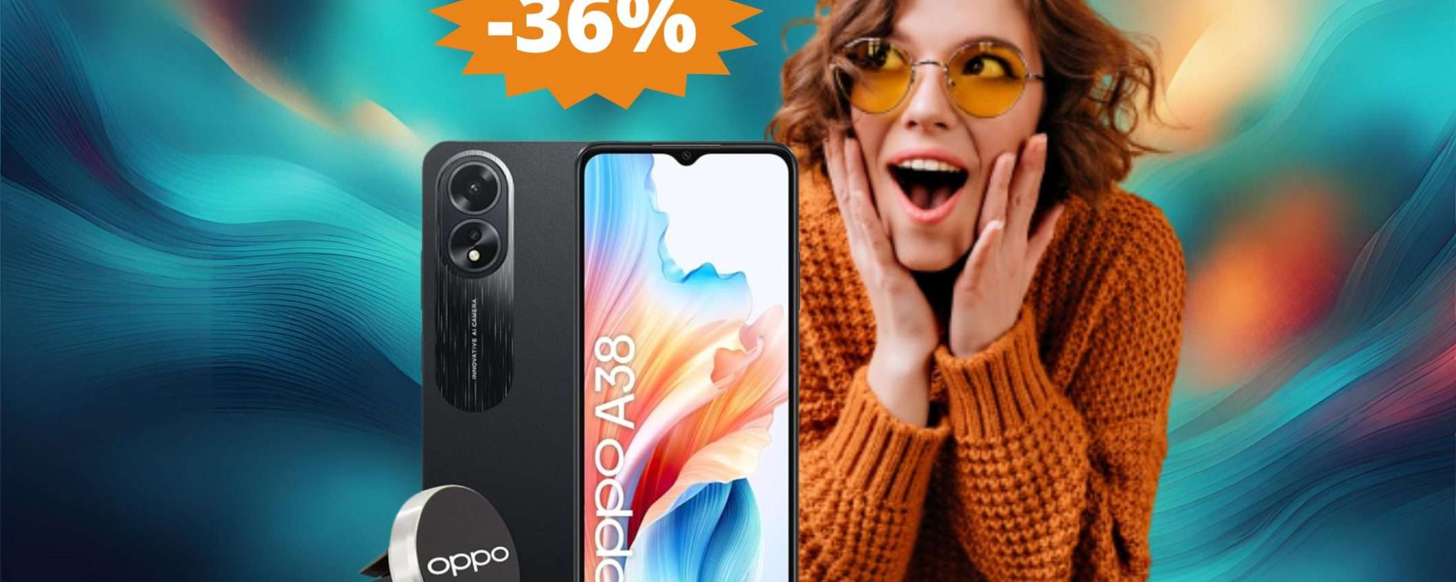 OPPO A38: l'epitome della TECNOLOGIA mobile (-36%)