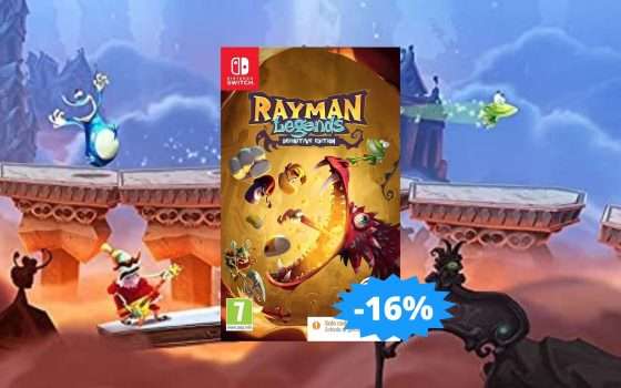 Rayman Legends per Nintendo Switch: SUPER sconto del 16%