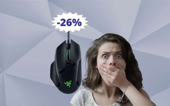 Razer Basilisk V3: SUPER sconto del 26% su Amazon