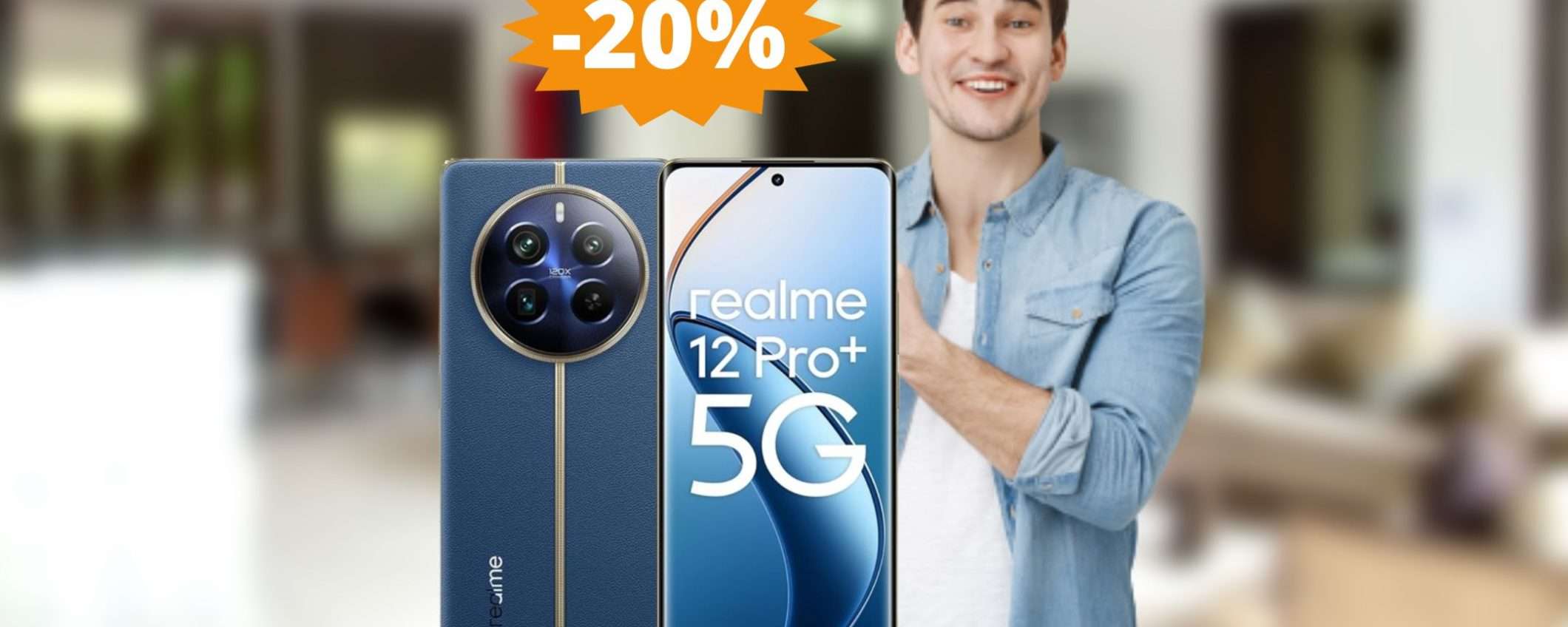 Realme 12 Pro+: sconto IMPERDIBILE di 100 euro su Amazon