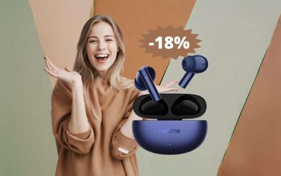 Realme Buds Air 5: IMPOSSIBILE resistergli con questo sconto