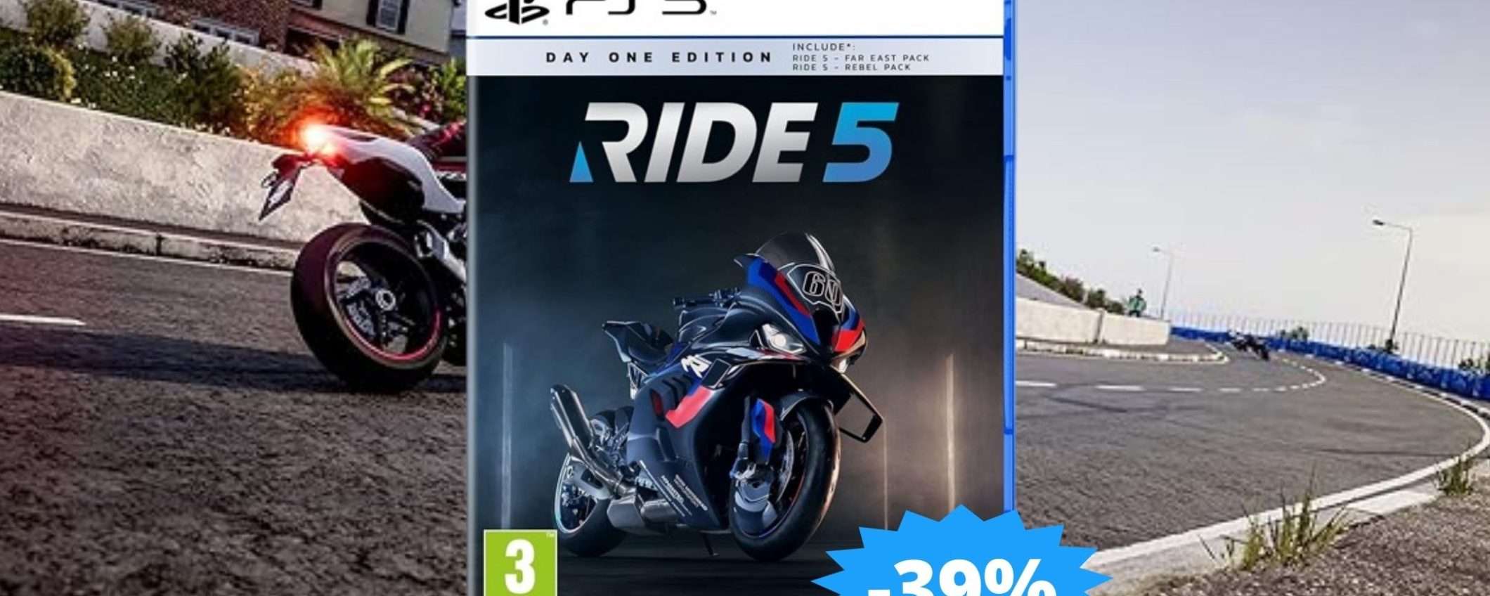 RIDE 5 per PS5: prezzo RIDICOLO su Amazon (-39%)