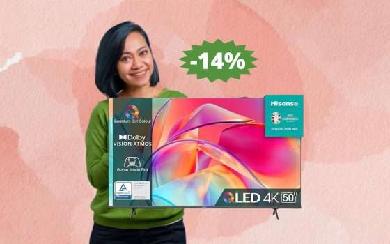 Smart TV Hisense QLED 4K da 50