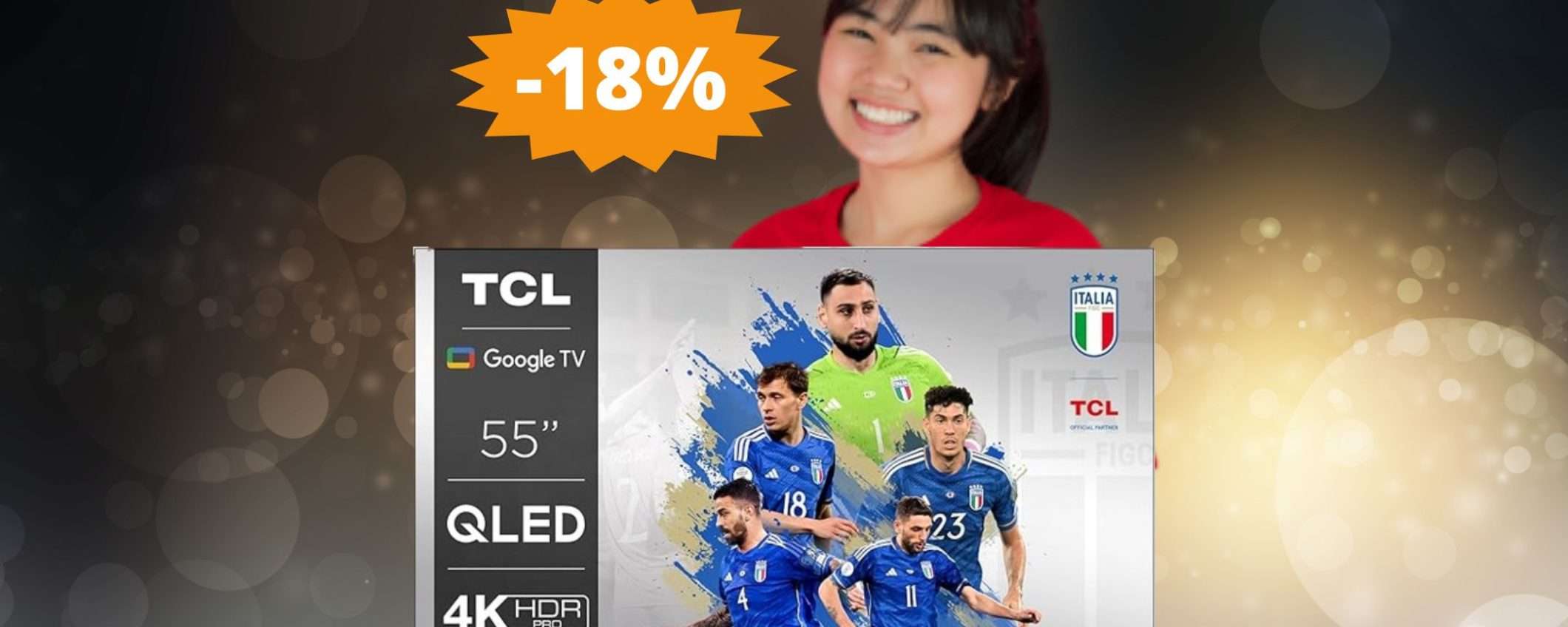 Smart TV TCL QLED: MEGA risparmio di 100 euro su Amazon