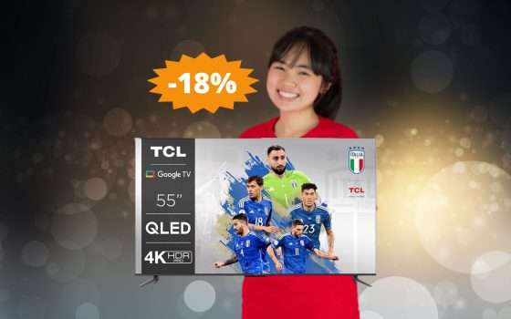 Smart TV TCL QLED: MEGA risparmio di 100 euro su Amazon